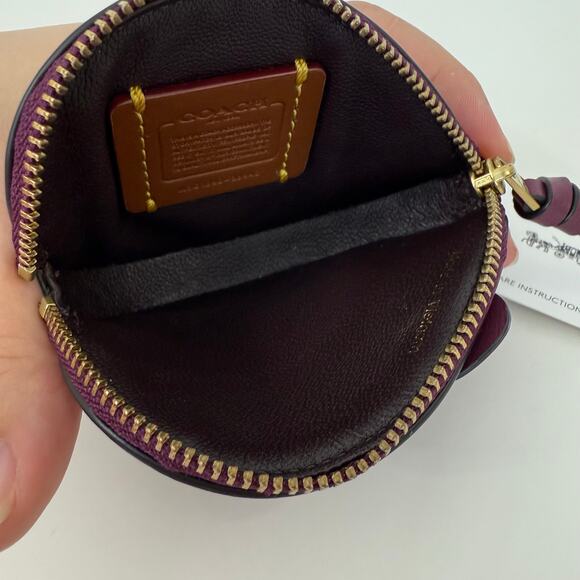Coach Mouse Coin Case Small Leather Purse 38942 - Picture 8 of 14